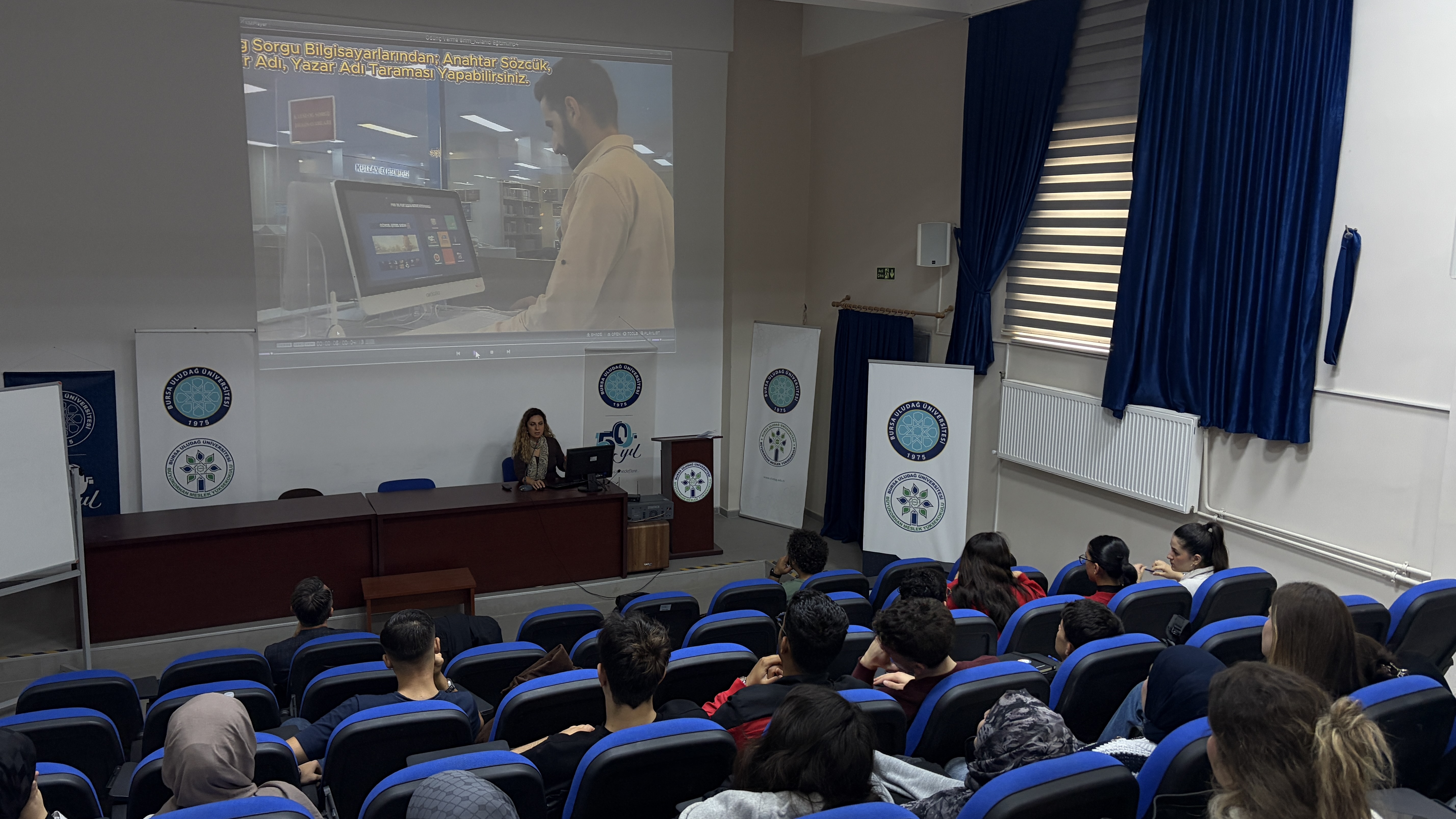 Büyükorhan MYO’da Kütüphane Kullanımı ve Elektronik Kaynaklar Eğitimi Gerçekleştirildi